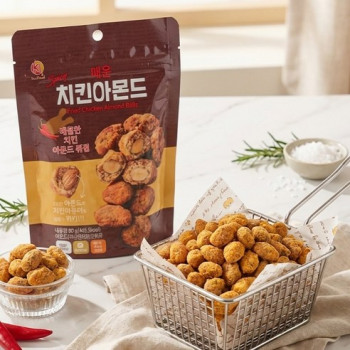 매운 치킨아몬드 80g | 블랙픽