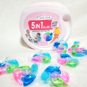 클리벤 5in1 고농축캡슐세제 섬유유연제포함 일반드럼겸용 50개입 | 블랙픽