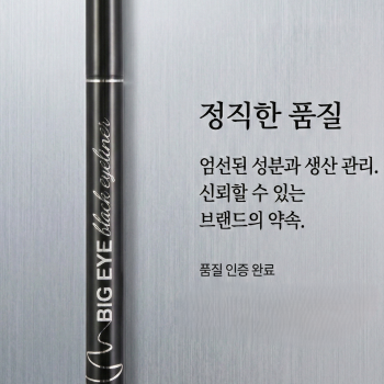 빅아이 워터프루프 쿨 브라운 리퀴드 아이라이너 12p | 블랙픽